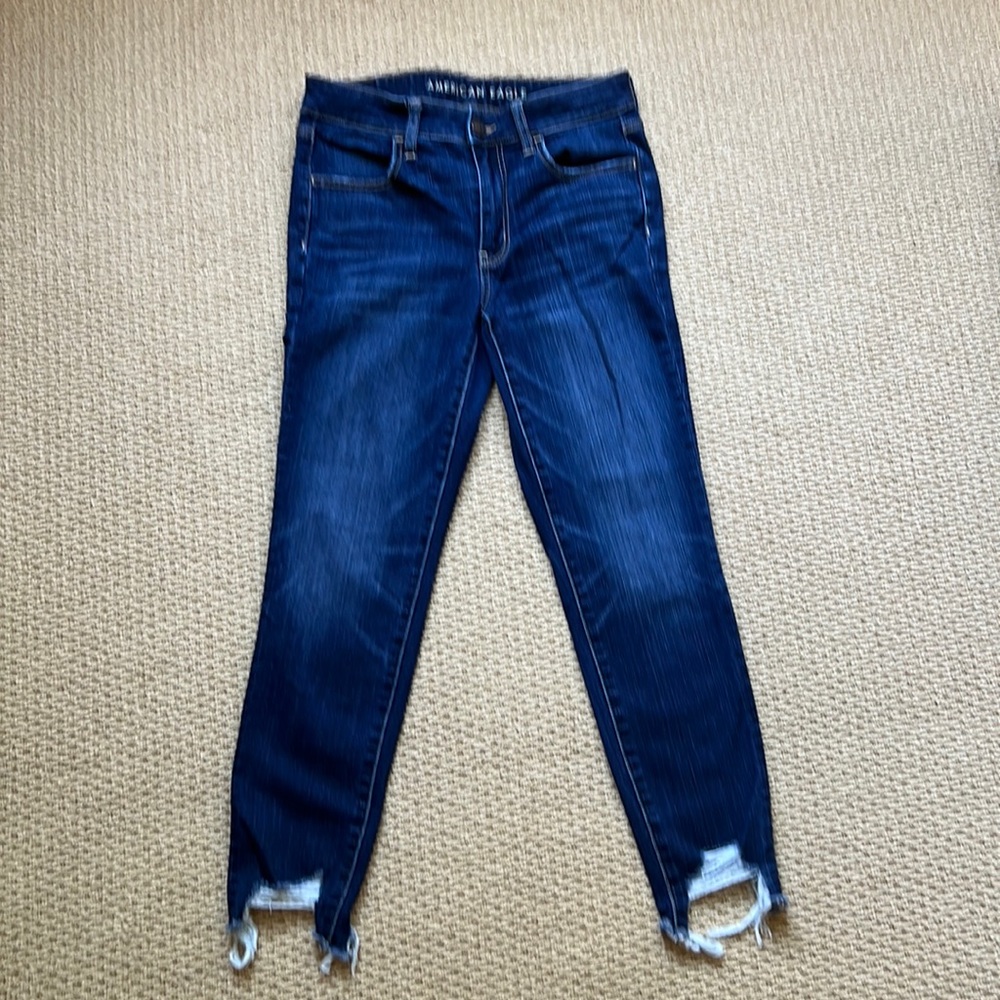 American Eagle Hi-Rise Jegging Crop Denim